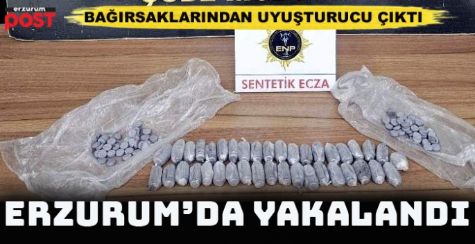 İran'dan geçti Erzurm'da yakalandılar... Bağırsaklarından uyuşturucu çıktı