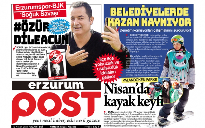  İşte haftanın Erzurum Post e-gazetesi