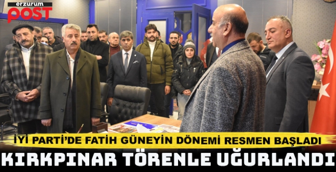 İYİ Parti Erzurum İl Başkanlığında Güneyin dönemi