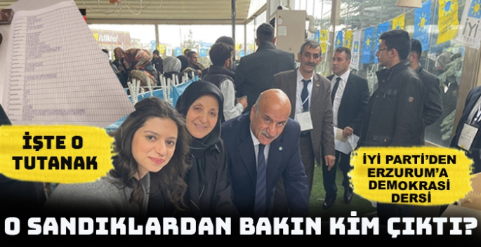 İYİ Parti Erzurum temayül yoklaması sonuçlandı...  İşte o isimler