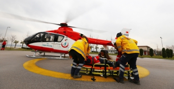 Ambulans helikopter acil hastalar için umut oluyor