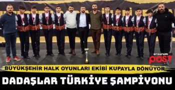 Büyükşehir’in Belediyesi Halk Oyunları ekibi Türkiye şampiyonu oldu