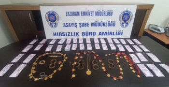Erzurum'da hırsız kıskıvrak yakalandı