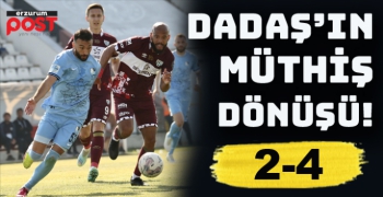 Erzurumspor'dan müthiş geri dönüş:2-4