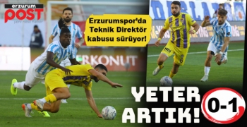 Erzurumspor kendi kendini ateş hattına attı: 0-1