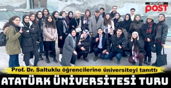 Prof. Dr. Zübeyir Saltuklu öğrencilerine üniversiteyi tanıttı  