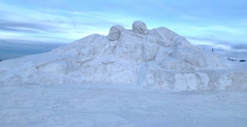 Sarıkamış'ta 100 yıllık acıyı dondurdular... İşte o heykeller