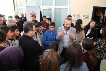 Meslek lisesi öğrencileri sanayicilerle buluştu