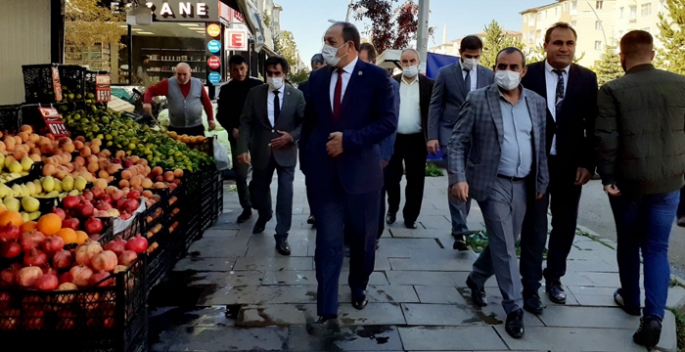MHP İl Başkanı Karataş’tan esnaf ziyareti