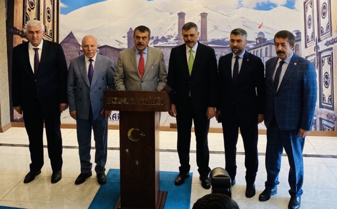 Milli Eğitim Bakanı Yusuf Tekin, Erzurum'da