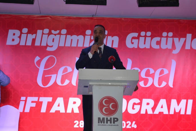 Milliyetçi Hareket Partisi, Erzurum’da geleneksel iftar programı düzenledi