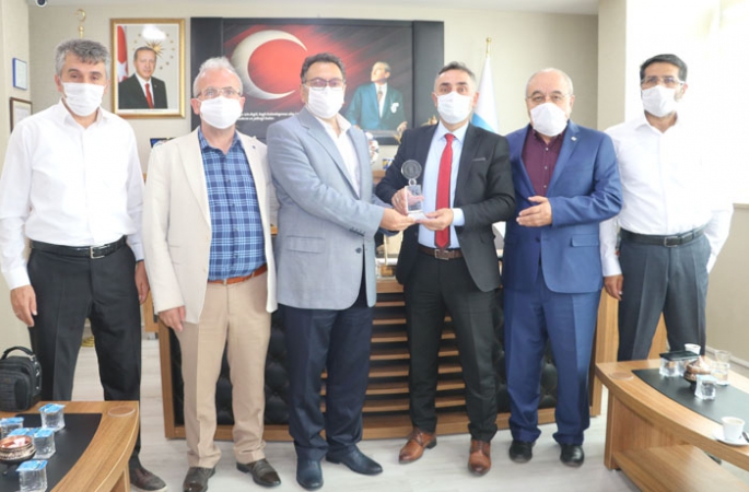 Muhasebeciler Odası'ndan  Erzurum İŞKUR’a teşekkür plaketi