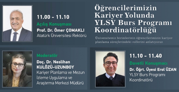 Öğrencilere kariyer yolunda YLSY Burs Programı anlatıldı