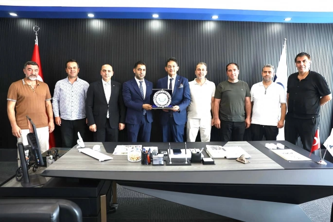 Özakalın ve Oral'dan ASKON'a ziyaret