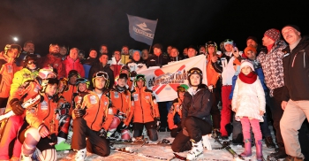 Palandöken'de kayak sezonu muhteşem bir törenle başladı