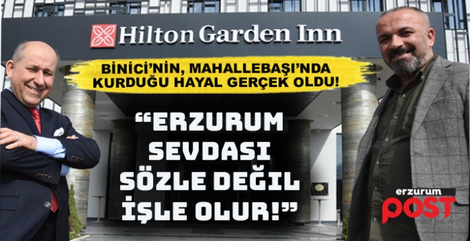 Palandöken'in eteklerinde Hilton zamanı 