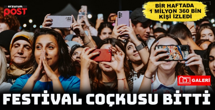 Palandöken Kültür Festivali yoğun ilgi gördü