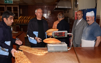 Palandöken zabıtasından fırın denetimi