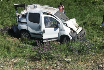 Pasinler’de trafik kazası: 2 yaralı