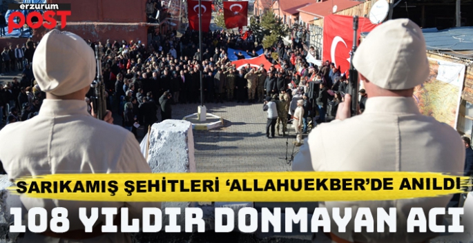 Sarıkmış Şehitleri ‘Allahuekber Dağları’nda törenle anıldı