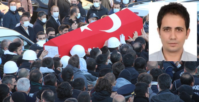 Şehit polis Güngör'ü binler uğurladı