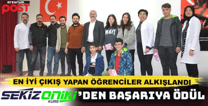 Sekiz Onik Kurs başarılı öğrencilerini ödüllendirdi