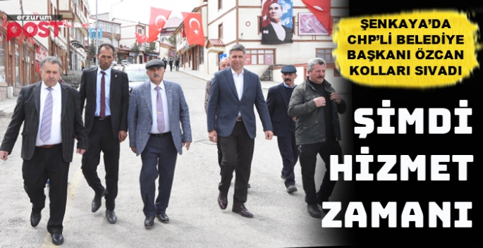 Şenkaya Belediye Başkanı Özcan: Şimdi hizmet zamanı