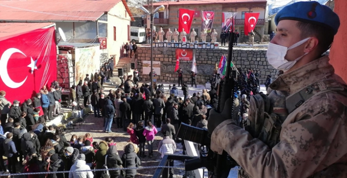 Şenkaya'da Allahuekber şehitleri anıldı