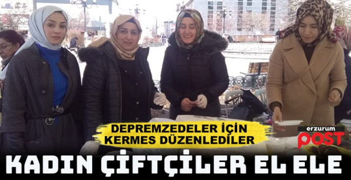 Tarım Danışmanları kermesi, depremzedeye