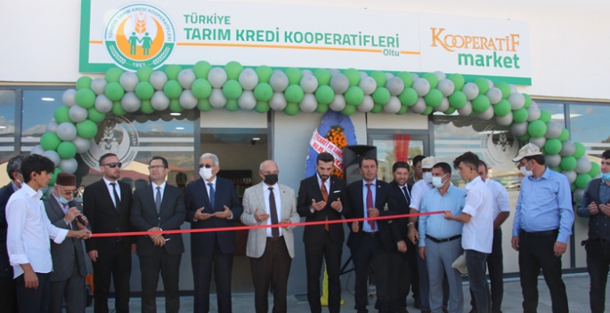 Tarım Kredi Kooperatifleri Marketi Oltu’da açıldı