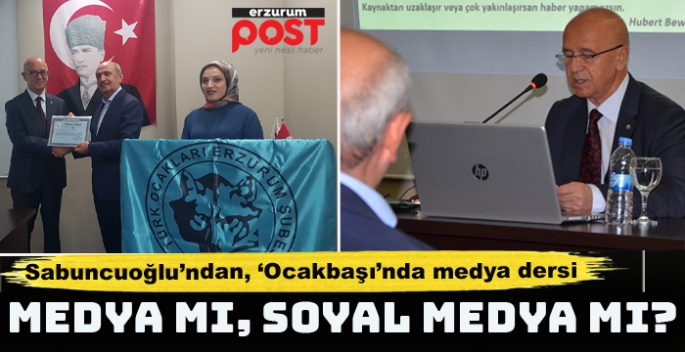 Usta gazeteci Sabuncuoğlu, medyanın fotoğrafını çekti!