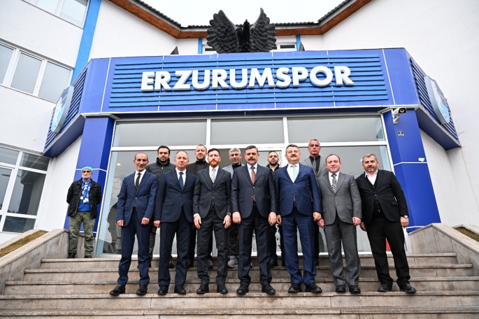 Vali Çiftçi'den Erzurumspor'a ziyaret