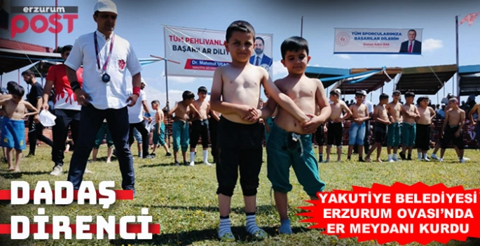 Yakutiye Belediyesi, 'Er Meydanı'nı Erzurum ovasında kurdu