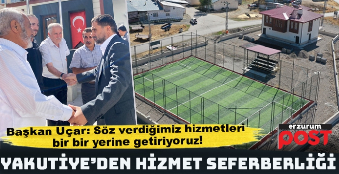 Yakutiye Belediyesi'nden hizmet seferberliği