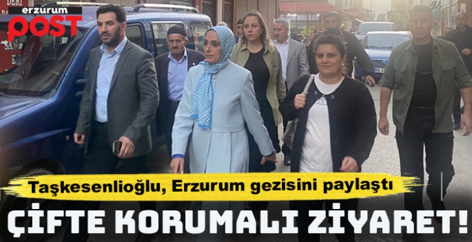 Zehra Taşkesenlioğlu, Erzurum gezisinin fotoğraflarını paylaştı