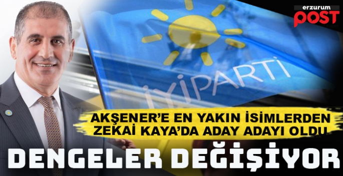 Zekai Kaya da İYİ Parti'dan aday adayı oldu