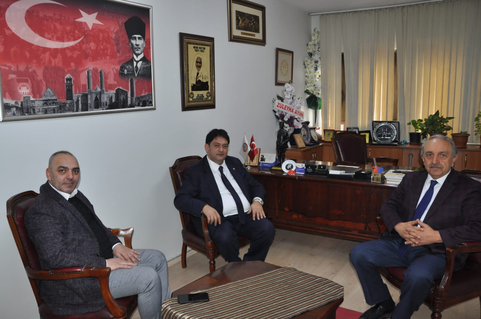 TİCARET BORSA’SINDAN  ER-VAK’A TEBRİK ZİYARETİ